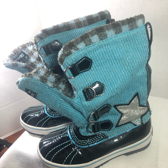 Youth Sketchers Highlanders Boots Size 13 Winter - Picture 2 of 5